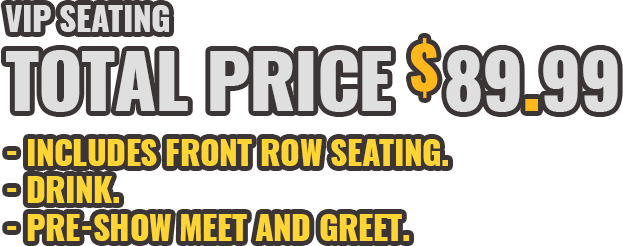 Aussie Heat VIP Seating $89.99